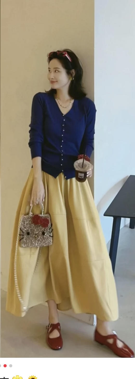 显瘦克莱因蓝打底衫 商品图2