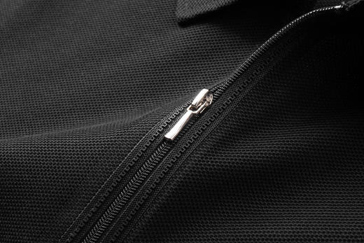 【桑蚕丝亚麻】【DDA】大依优型大码拉链款短袖POLO衫翻领棉质商务休闲透气半袖夏季上衣 商品图4