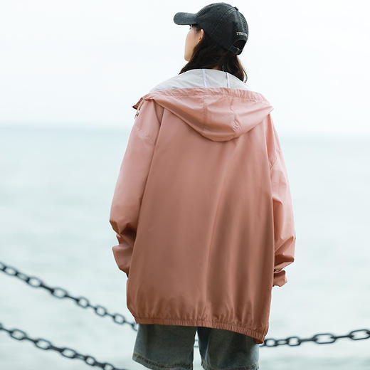 618福利款！怪兽日记 户外情侣款防晒衣 UPF50+ 清爽透气2个款式（色彩拼接款/纯色款） 商品图8