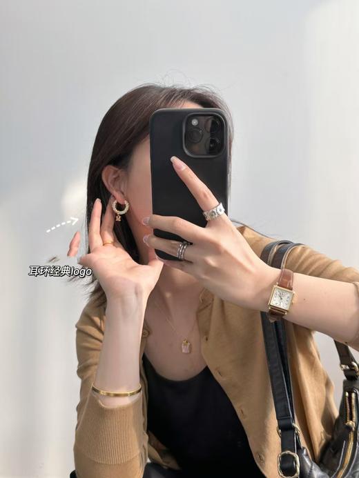 一眼定情高端TB MA耳环925银脱敏耳针 商品图13