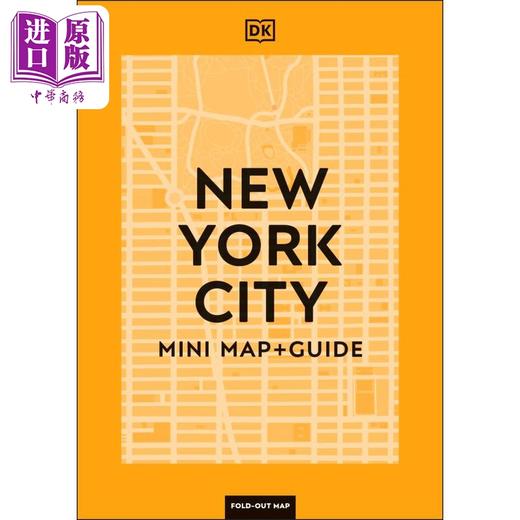 【中商原版】纽约市 DK口袋旅行指南与迷你地图 DK New York City Mini Map and Guide 英文原版 DK Travel 美国旅游 商品图0