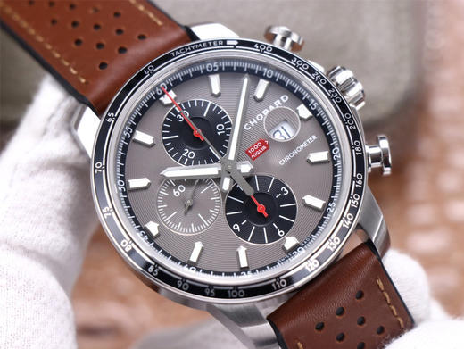 NOOB official厂出品➕基于正品original原版开模的Super copy，萧bang赛车系列精品，直径44mm，厚度14mm，小牛皮内衬天然纯进口橡胶表带，自动机械机芯，密底，肖邦赛车 商品图13