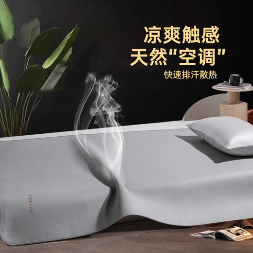 雅芳婷牛皮凉席头层进口牛皮席夏季真皮席子抑菌防潮高端软席凉席 商品图1