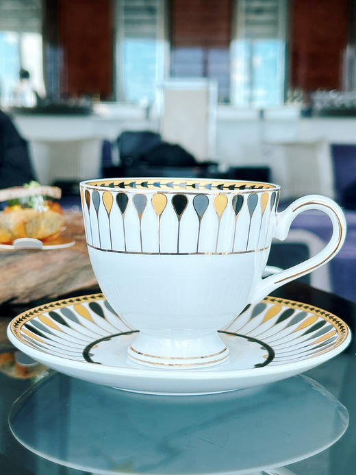 👑超高性价比【RoyalMore皇家摩尔英伦风尚咖啡杯碟套装】多道工序烧制，环保骨瓷，高温釉彩+手工描金，高定顶奢品质❗️分分钟Get皇室下午茶~ 商品图9