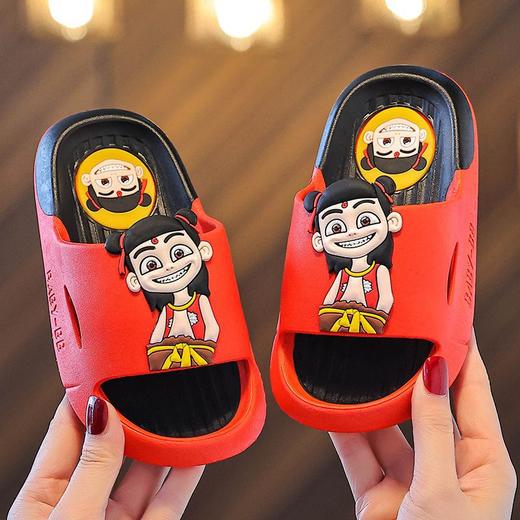 【趣味满满的凉拖！】哪吒之魔童闹海夏季儿童男拖鞋敖丙新款居家男童拖鞋防滑哪吒宝宝女童。ry 商品图0