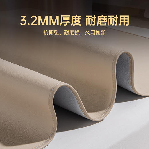 雅芳婷牛皮凉席头层进口牛皮席夏季真皮席子抑菌防潮高端软席凉席 商品图3