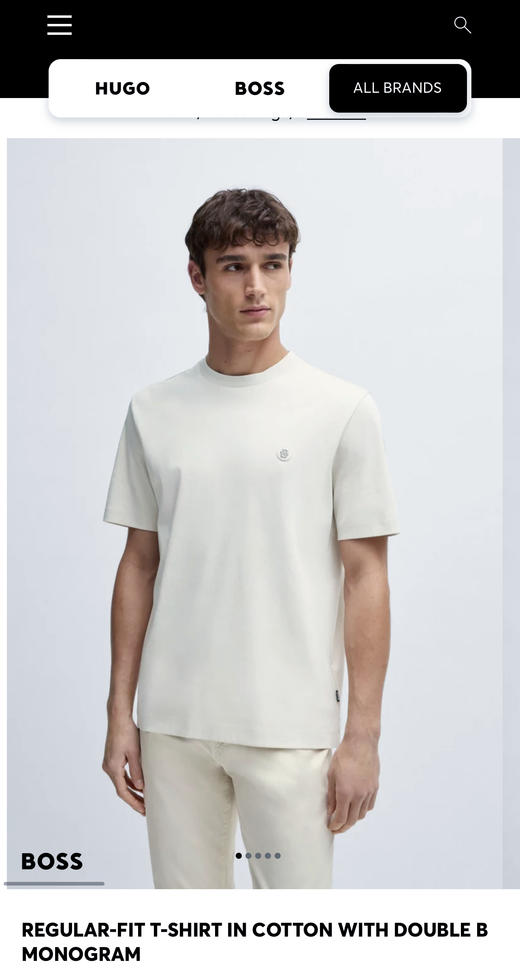 H.B 320g高密进口pima棉 圆领短袖T恤 TX394 商品图2