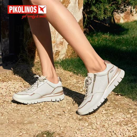 【Pikolinos】  B3F |  派高雁春季多材质拼接深口平底系带休闲运动鞋PS256712 商品图1