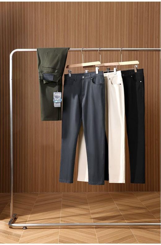 高端男裤⚠️【PSENY专柜正品轻奢天丝长绒棉休闲裤】完美的4D版型可以让你足够man…弹力舒适0束缚❗商务休闲均可！不挑身材和年龄！耐穿耐磨，品质感满满 ✅编织皮包·高档包装，送人自留都有面儿！ 商品图7