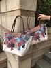 珑骧马赛系列新款缤纷色彩花纹图案手提单肩大容量中号大号托特包妈咪包 商品缩略图0