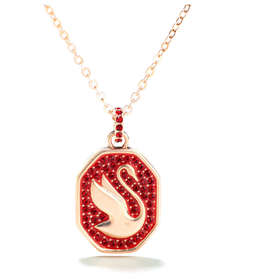 限量独家！Swarovski施华洛世奇中国红天鹅项链