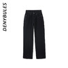 DENYBULES 春夏新款大牌原版修身直筒裤时尚休闲复古宽松水洗 商品缩略图2