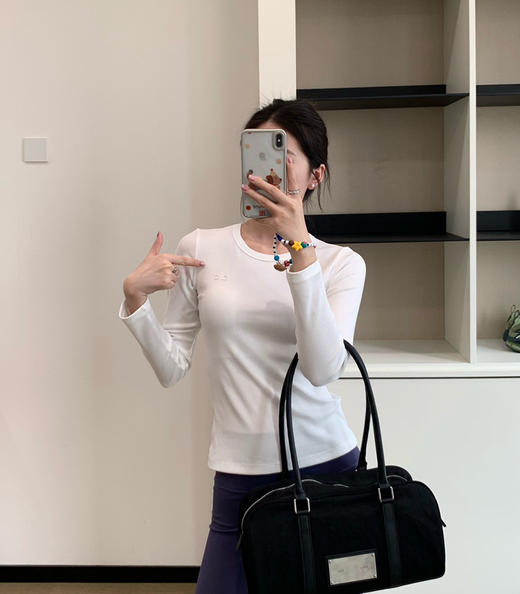 alo女士螺纹修身打底衫030505 商品图5