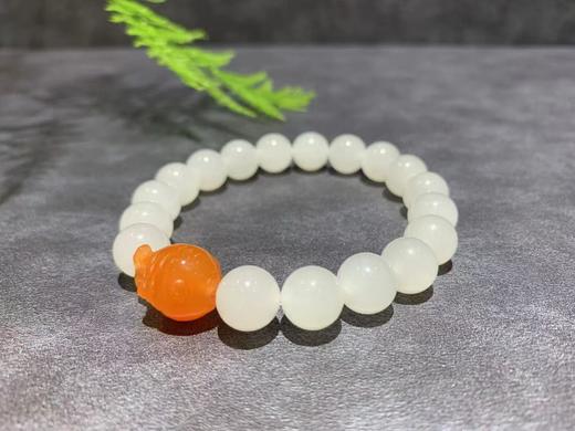 【御珠宫坊】羊脂白玉手串 商品图1
