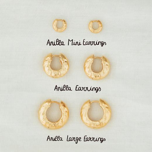 北京仓｜Agapee-ANILLA-金圈 耳钉［法国设计师］ 商品图3