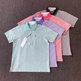 正品日单黑白猫高尔夫休闲体恤，只有紫色M L 灰色LL 绿色L 桃红L LL各几件
M胸围104，L胸围110，LL胸围116
原价18000日元