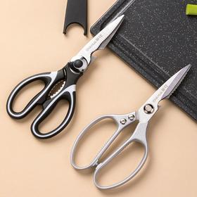 茶花甄享厨用剪刀（黑色）