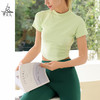 （断码清仓）梵美人 Y1093H 瑜伽短袖 无胸垫 提花波浪纹 商品缩略图3