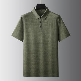 【DDA】大依优型大码短袖POLO衫翻领商务休闲透气半袖夏季上衣