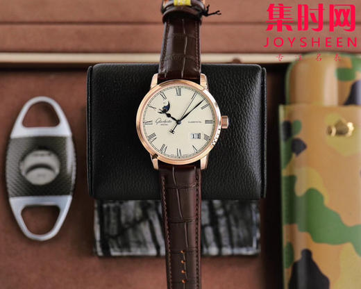 V9格拉苏蒂月相 原创议员月相款 参议员大日历 男士腕表 原装开模 商品图8