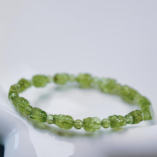 橄榄石手链 | 貔恘形状水晶 饰品月下世界「下单后72小时内发货」 商品图4