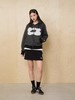 Mood Like Me/MWT2504/花朵贴布绣黑灰条纹连帽卫衣 商品缩略图2