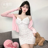 【甜辣元气风❗碎花蕾丝吊带裙】甜美可爱小碎花，又甜又欲，性感大露背诱惑十足，修身吊带连衣裙情趣内衣家居服睡裙QQ 商品缩略图0