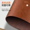 【「高级简约风 」牛皮纹皮革桌垫~】桌垫餐桌高级感 耐脏防刮耐磨 复古皮革牛皮纹餐桌垫 超大茶几垫-QQ 商品缩略图1