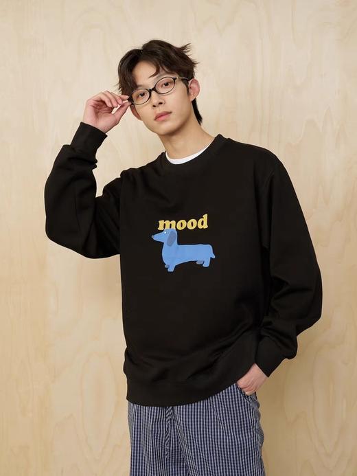 Mood Like Me/MWY2501/蓝狗丝网印花圆领卫衣 商品图3