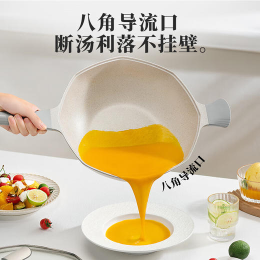 【分仓直发包邮】爱仕达晶石八角不粘炒锅CL32S23WG 商品图3