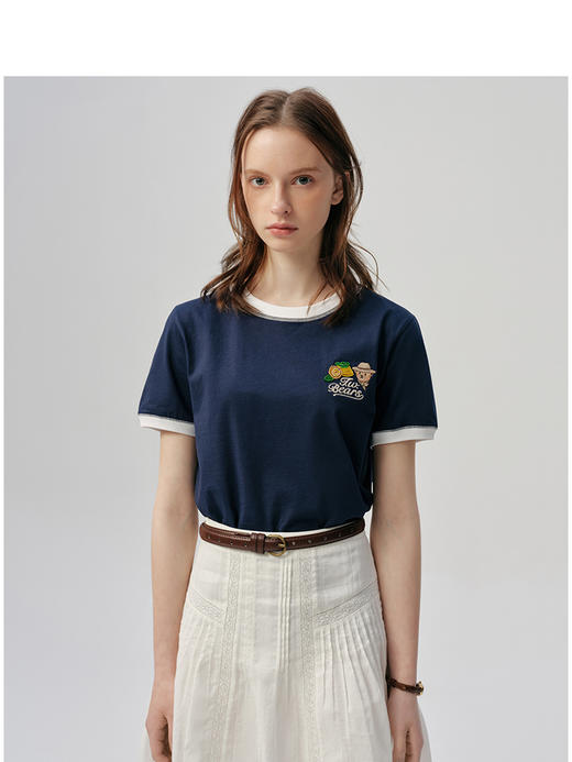 Teenie Weenie小熊卡通T恤女夏季女t恤TTRW256420I 商品图1