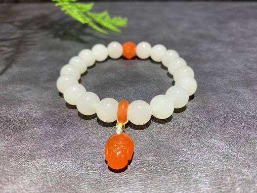 【御珠宫坊】羊脂白玉手串 商品图4