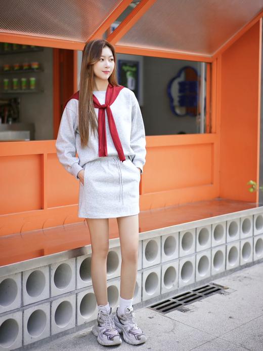 westory秋季新款超轻厚底系带舒适透气老爹鞋W24CM75191 商品图6