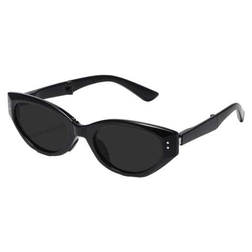 【TRZ008】2025新款姿森折叠墨镜  女款高级 偏光太阳眼镜 折叠猫眼小框 商品图5