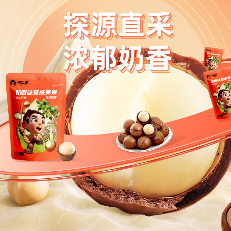 新农哥夏威夷果奶香味袋装60g