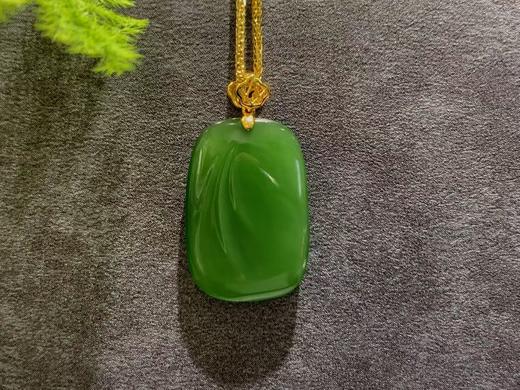 【御珠宫坊】金镶碧玉花牌 商品图1