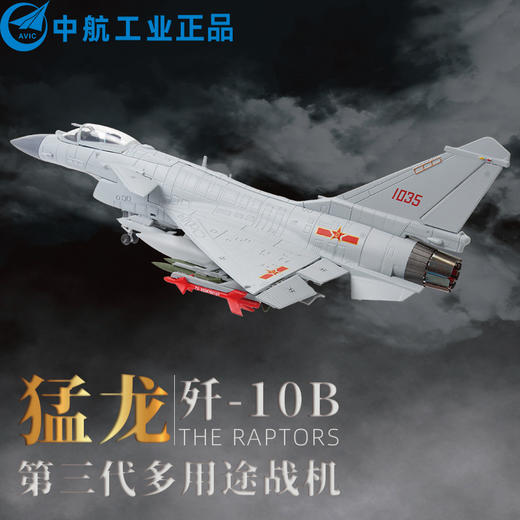 特尔博1:48歼10B战斗机模型丨合金仿真军事模型丨收藏精品丨送礼佳品丨家居摆件 商品图1