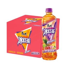 康师傅冰红茶热带风味 茶饮料500ml*15 整箱