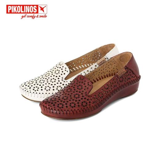 【Pikolinos 】  B3F | 派高雁春季擦色牛皮浅口圆头套脚纯色单鞋PS251131 商品图3