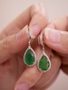 5ct刻面祖母绿耳坠 商品缩略图1