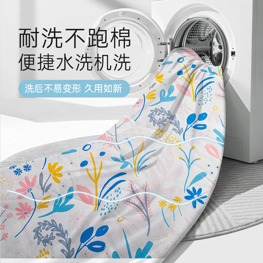 雅芳婷新款全棉可水洗夏薄被田园风被芯夏季空调被透气吸汗夏凉被 商品图3
