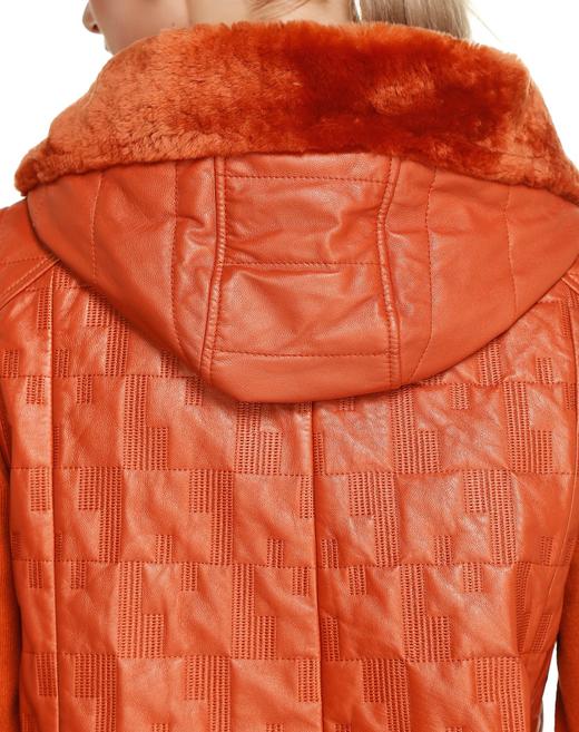 MGA217LM24402  马天奴MYTENO  拼接淑女毛领皮外套【仅内衬，介意慎拍】 商品图1