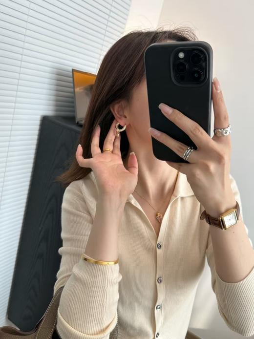 一眼定情高端TB MA耳环925银脱敏耳针 商品图11