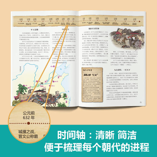 【北斗】地图里的全景中国史(全4册）赠音频+历史疆域图+历史大事件年表 商品图3