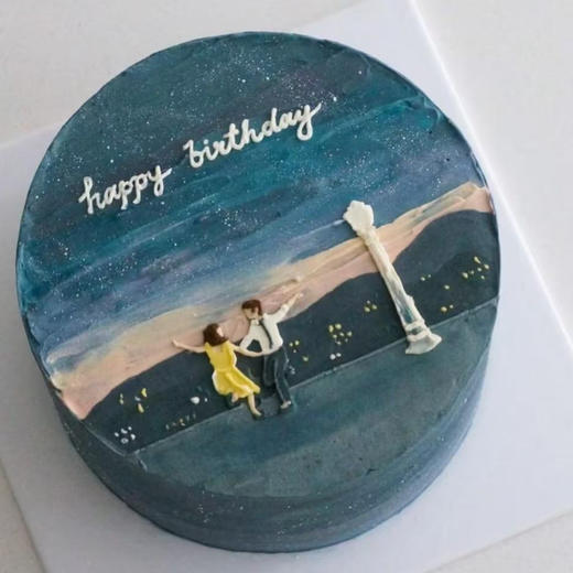 6寸定制蛋糕（开心果草莓） 商品图0