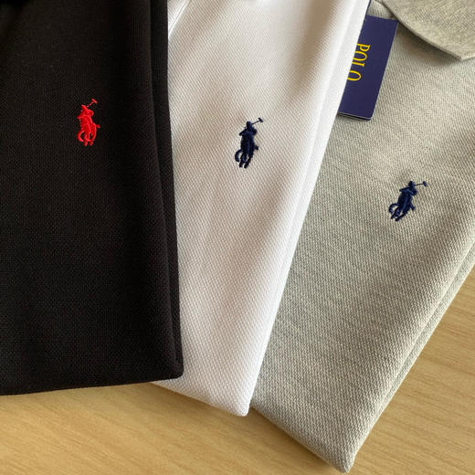 点此购买 拉夫劳伦十二色通勤商务休闲纯色小LOGO刺绣纯棉短袖polo衫 cp 311083 商品图14