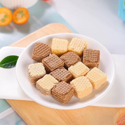 买一送一 （均价低至9.95/件）俄罗斯巧力莲牌奶油/巧克力/奶油巧克力/柠檬/榛仁迷你威化饼干125g 商品图2