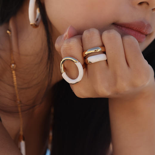 【蔡少芬&吴昕&刘忻&段奥娟同款】Garden of Eden 伊甸园系列 | 涟漪环形戒指 商品图1