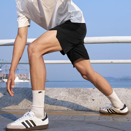 有志者UZIS 户外休闲运动短裤男新款宽松透气篮球跑步四分裤极夜 商品图4