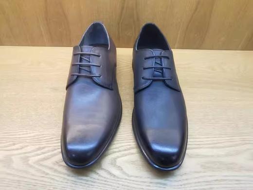 春季新款豪行真皮舒适休闲男鞋12157922时尚系带商务单鞋 商品图3